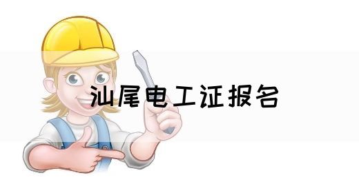 汕尾电工证报名