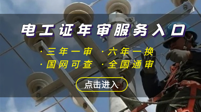 2025年广东电工年审服务入口