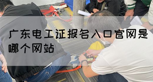 广东电工证报名入口官网是哪个网站(图1)