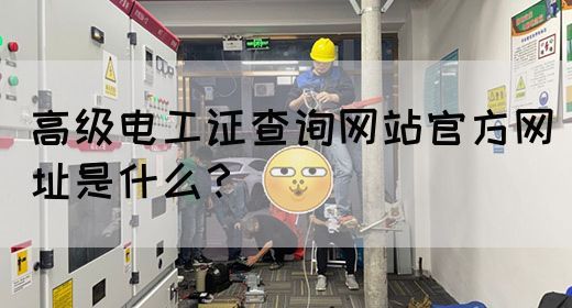 高级电工证查询网站官方网址是什么？
