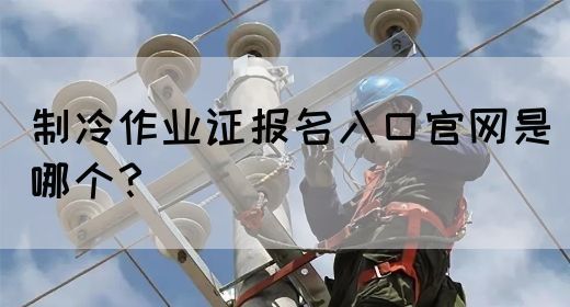 制冷作业证报名入口官网是哪个？