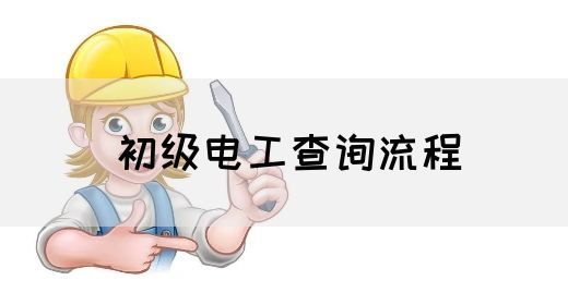 初级电工查询流程