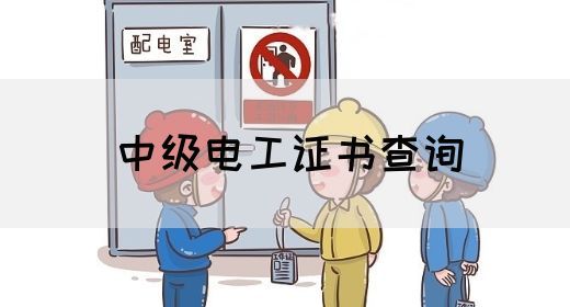 中级电工证书查询