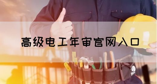 高级电工年审官网入口