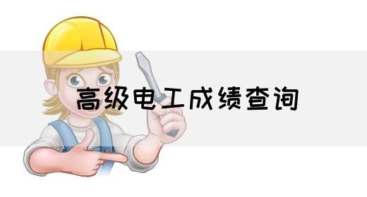 高级电工成绩查询
