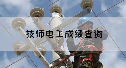 技师电工成绩查询
