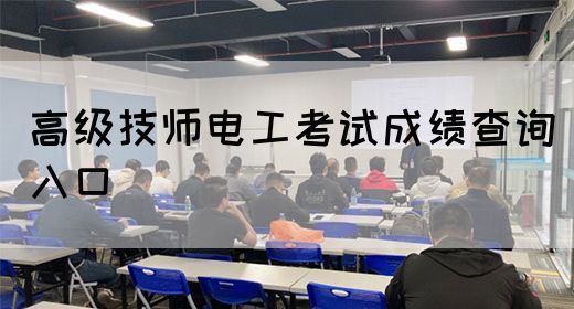 高级技师电工考试成绩查询入口