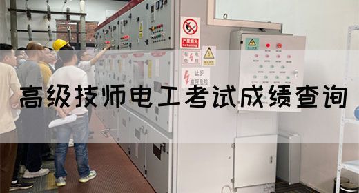 高级技师电工考试成绩查询