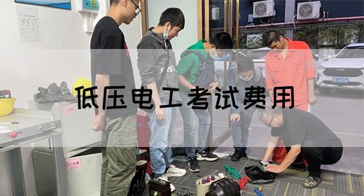 低压电工考试费用