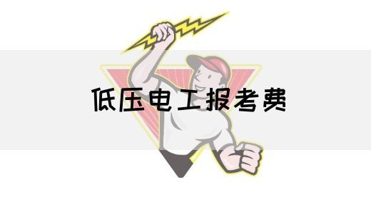 低压电工报考费