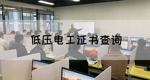 低压电工证书查询