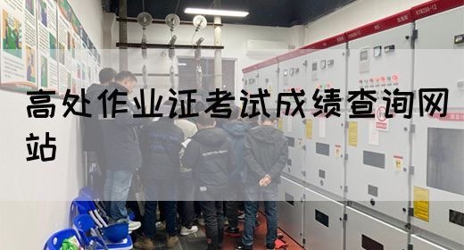 高处作业证考试成绩查询网站