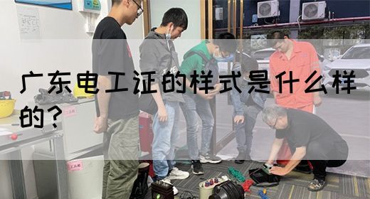 广东电工证的样式是什么样的？